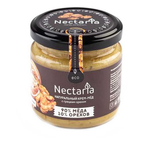 Крем-мёд с грецким орехом Nectaria 230 г в ВкусВилл