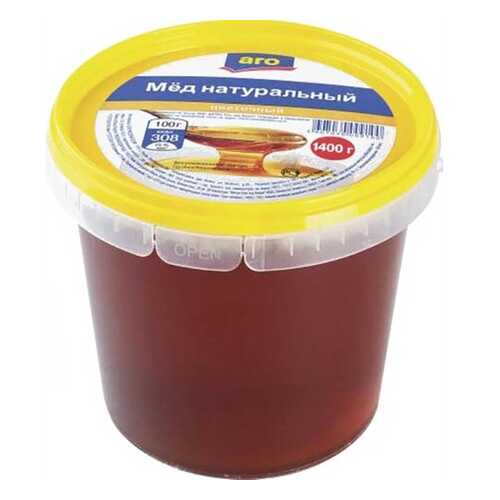Мед aro цветочный 1400 г в ВкусВилл