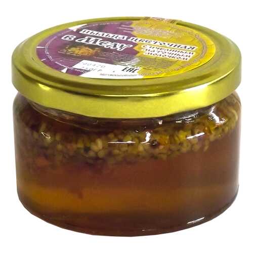 Мед Бийский пчелоцентр с пыльцой и маточным молочком 250 г в ВкусВилл