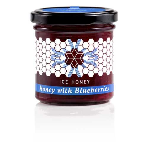 Мед Ice honey с черникой (Honey with Blueberries) 200 г в ВкусВилл