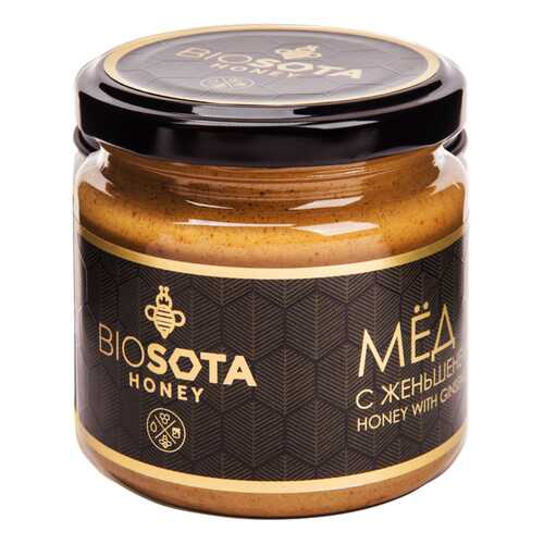 Мед с женьшенем, 200 гр ст/банка в ВкусВилл