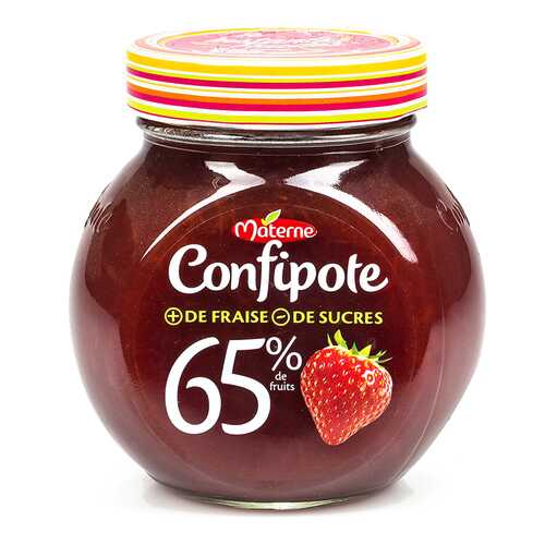 Варенье Confipote из клубники 65% фруктов, MATERNE, 350 г, Франция в ВкусВилл