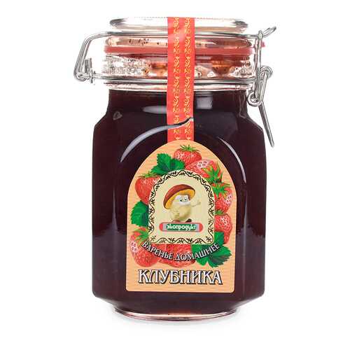 Варенье Экопродукт Домашнее из клубники 1 кг в ВкусВилл