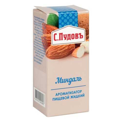 Ароматизатор С.Пудовъ пищевой миндаль жидкий 10 мл в ВкусВилл