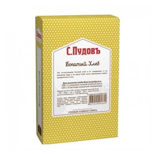 Хлебная смесь богатый хлеб 500 г в ВкусВилл
