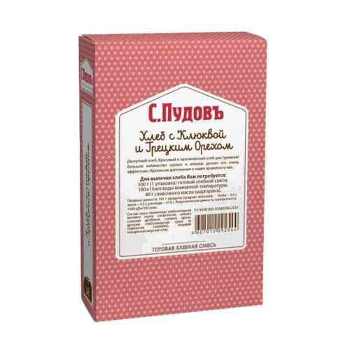 Хлебная смесь хлеб с клюквой и грецким орехом 500 г в ВкусВилл