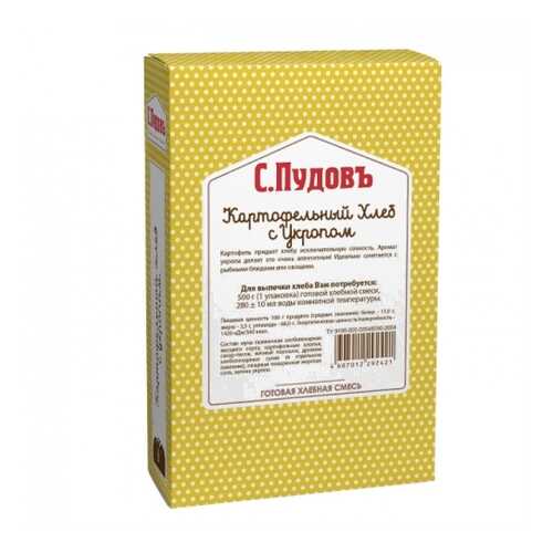 Хлебная смесь картофельный хлеб с укропом 500 г в ВкусВилл