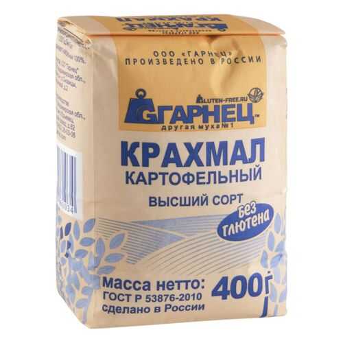 Крахмал картофельный Гарнец без глютена 400 г в ВкусВилл