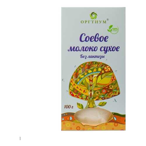 Молоко соевое Оргтиум сухое 100г Чешская республика в ВкусВилл