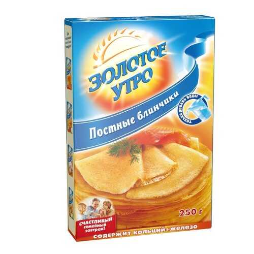 Мучная смесь Золотое утро постные блинчики 250 г в ВкусВилл