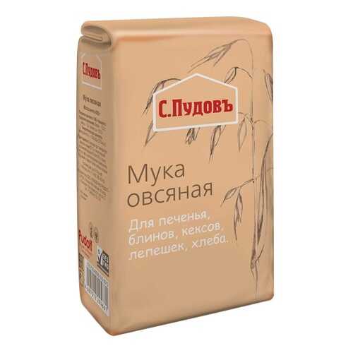 Мука С.Пудовъ овсяная 400 г в ВкусВилл