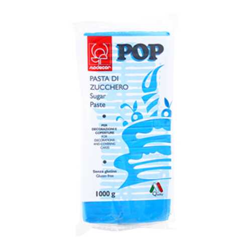 Сахарная Мастика универсальная для торта Modecor POP - Синяя, 1кг. (25473/p) в ВкусВилл
