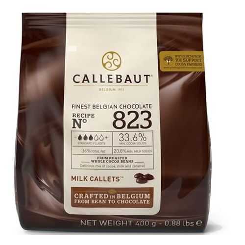 Шоколад молочный Callebaut 33.6% какао 0.4 кг в ВкусВилл