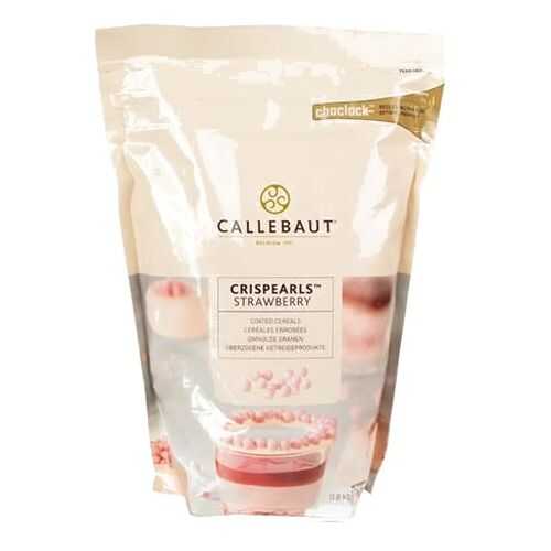 Шоколадные драже Callebaut Crispearls Strawberry из клубничного шоколада 800 г в ВкусВилл