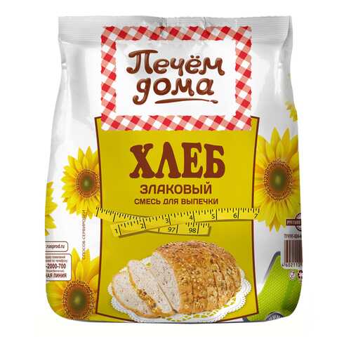 Смесь для выпечки Печем дома хлеб злаковый 500 г в ВкусВилл