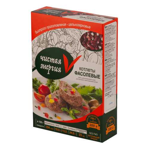 Смесь сухая Ricos для приготовления фасолевых котлет300 г в ВкусВилл