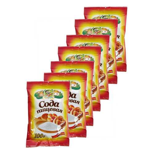 Сода пищевая Перцовъ 7 штук по 100г. в ВкусВилл