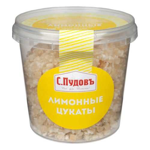 Лимонные цукаты С.Пудовъ 230 г в ВкусВилл