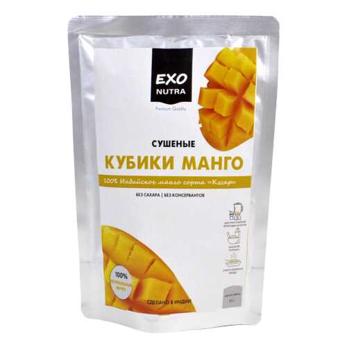Манго Exo Nutra сублимированное кубики 35 г в ВкусВилл