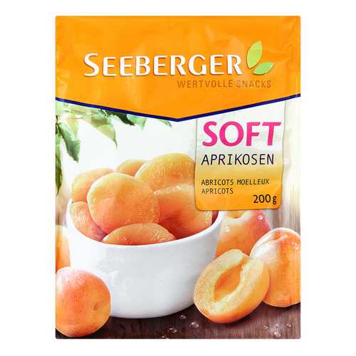 Сухофрукты Seeberger абрикосы мягкие 200 г в ВкусВилл