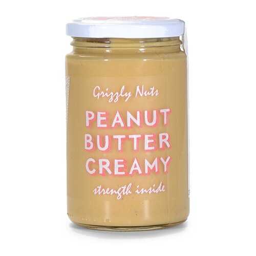 Паста арахисовая Grizzly Nuts кремовая 370г стекло Россия в ВкусВилл