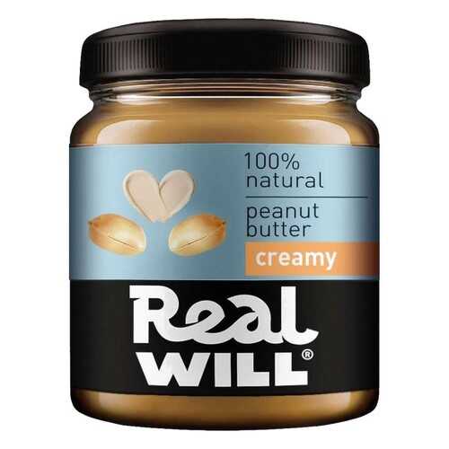Паста арахисовая Real Will кремовая 330 г в ВкусВилл