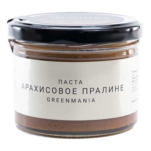 Паста GreenMania арахисовое пралине 200 г в ВкусВилл