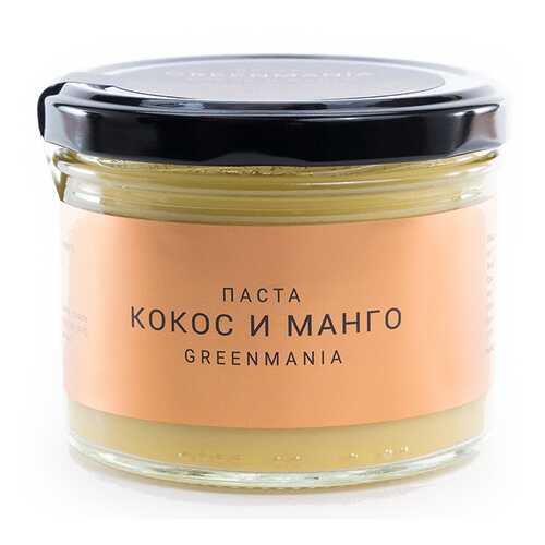 Паста GreenMania кокос и манго 200 г в ВкусВилл