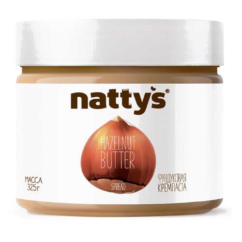 Паста Nattys Spread фундуковая без меда 325 г в ВкусВилл