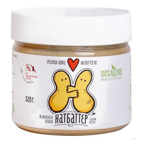 Паста ореховая Nutbutter из кешью 320г в ВкусВилл