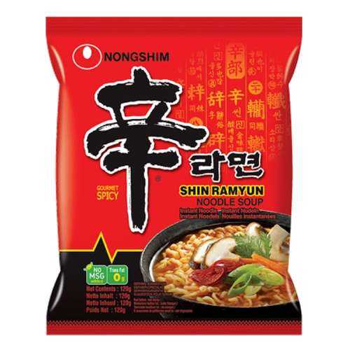 Лапша быстрого приготовления Шин Рамен Nongshim 120 г в ВкусВилл