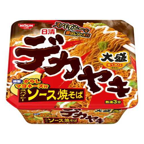 лапша NISSIN ЯКИСОБА с курицей, капустой в горчичнор-майонезном соусе 154г,чашка,Япония в ВкусВилл