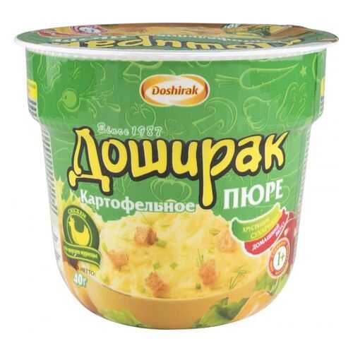 Пюре картофельное Доширак со вкусом курицы 40 г в ВкусВилл