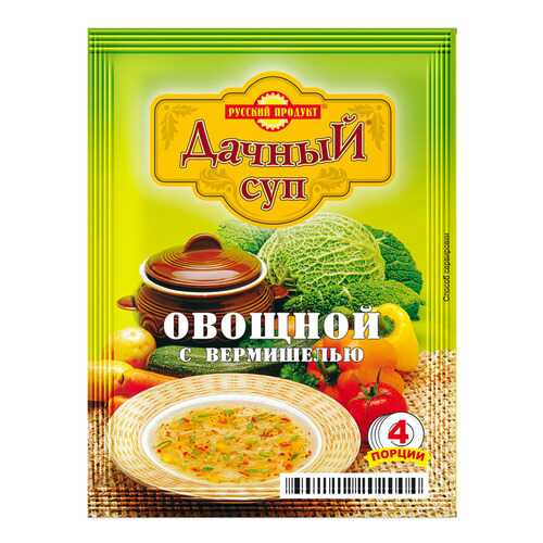 Суп дачный Русский Продукт овощной с вермишелью варочный 60 г в ВкусВилл