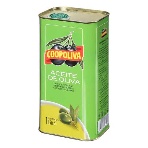 Масло Coopoliva оливковое pure 1000 мл в ВкусВилл