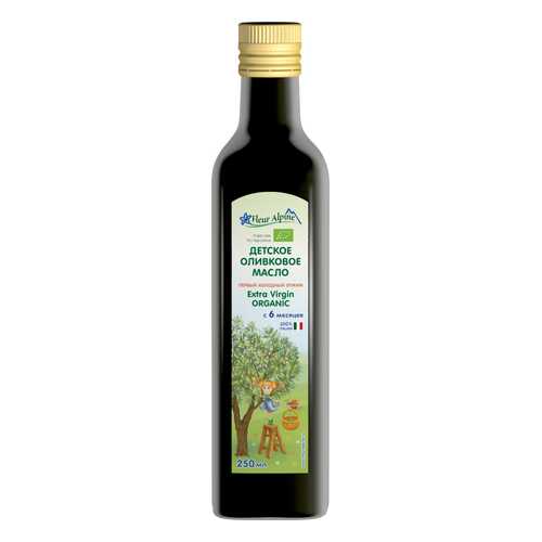 Масло детское оливковое Fleur Alpine Органик, 6 мес., 250, 12 бутылок в ВкусВилл