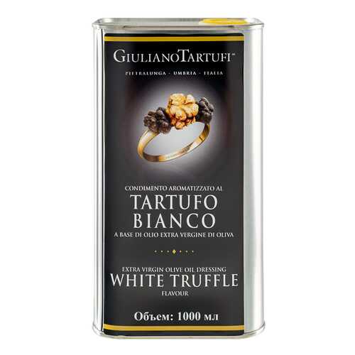 Масло Giuliano Tartufi Extra Vergine оливковое ароматизированное белым трюфелем 1000 мл в ВкусВилл