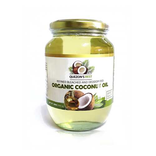 Масло кокосовое QUEZONS BEST органическое рафинироанное 500 мл в ВкусВилл
