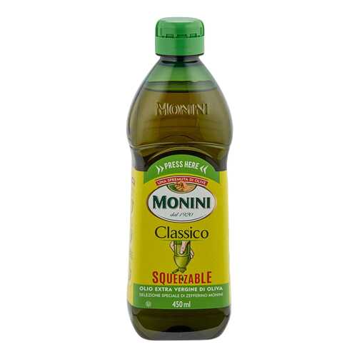 Масло Monini Classico оливковое нерафинированное 0.45 л в ВкусВилл