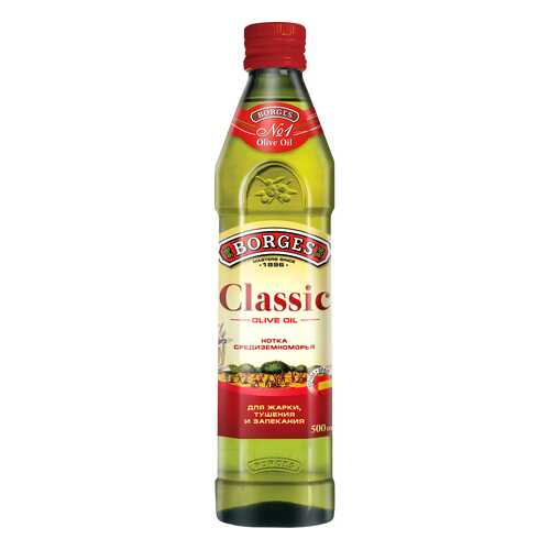 Масло оливковое Borges classic нотка средиземноморья 500 мл в ВкусВилл