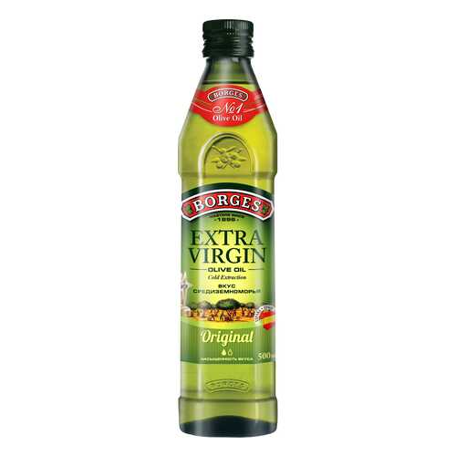 Масло оливковое Borges extra virgin вкус средиземноморья 500 мл в ВкусВилл