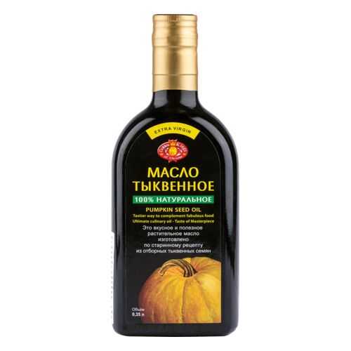 Масло тыквенное Golden Kings of Ukraine extra virgin 100% натуральное 0.35 л в ВкусВилл