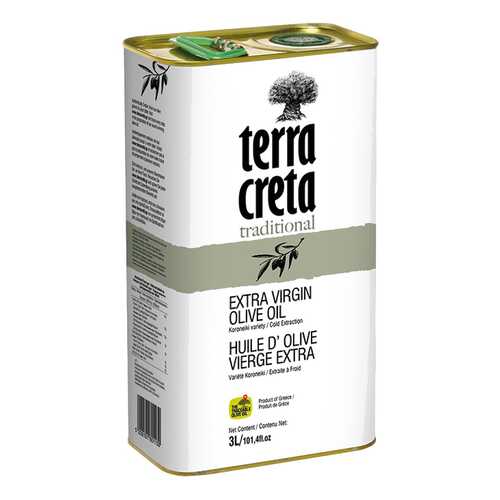 Оливковое масло Terra Creta Extra Virgin 1 л в ВкусВилл
