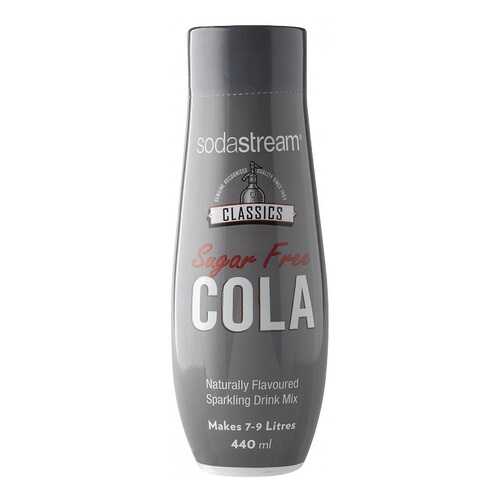 Концентрат безалкогольного напитка Sodastream Classics Sugar Free 440ml (Cola) в ВкусВилл