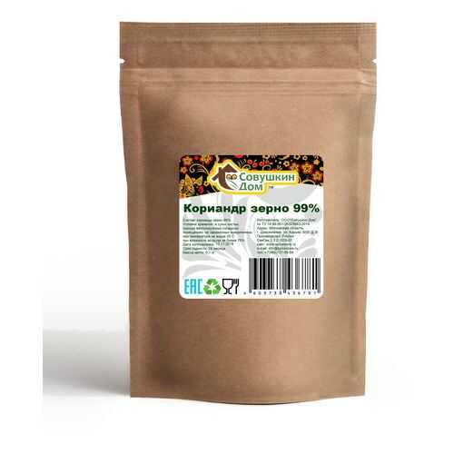 Кориандр зерно Совушкин дом 100 г в ВкусВилл
