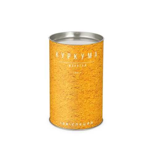 Куркума молотая 100% чистая 108 специй тубус, 100 г в ВкусВилл