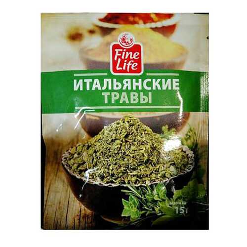 Приправа Fine Life итальянские травы 15 г в ВкусВилл