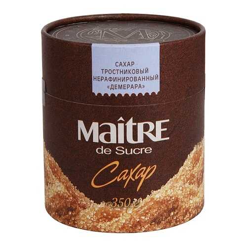 Сахар тростниковый Демерара Maitre de Sucre 350 г, Россия в ВкусВилл