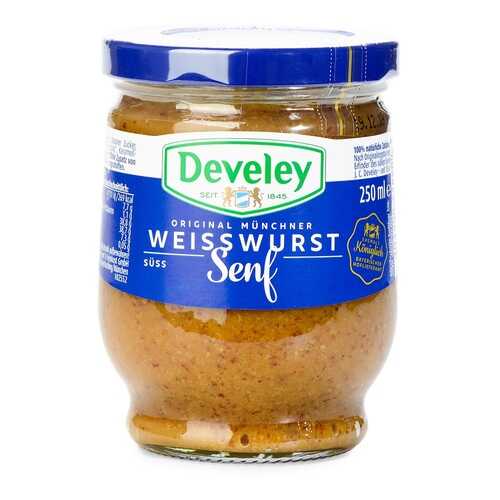 Горчица Develey Баварская сладкая, 250 мл, Германия в ВкусВилл