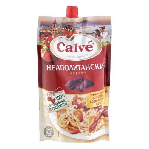 Кетчуп Calve неаполитанский 350 г в ВкусВилл